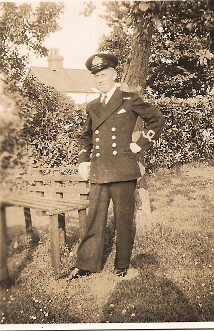 Sub Lt F R Johnson at Homestead South Heath