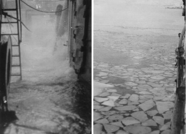 Icy conditions
