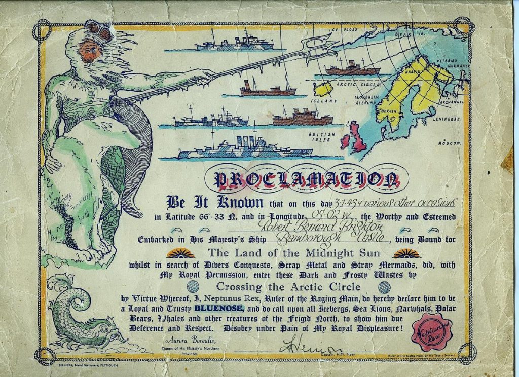 The Bluenose Certificate