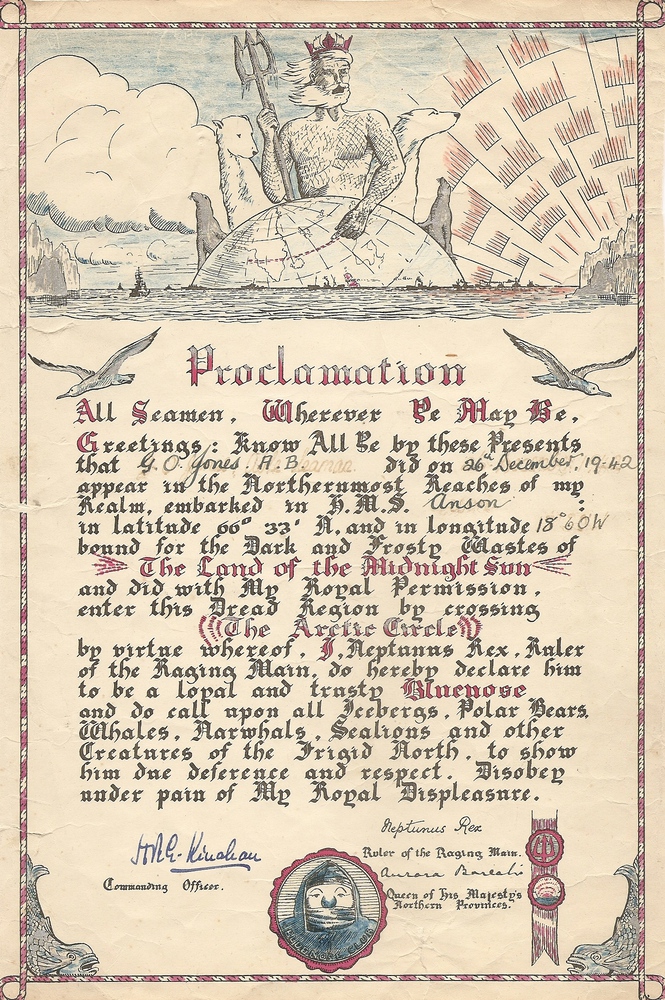 Bluenose Certificate