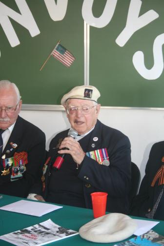 Gordon speaking before the students of Northern Arctic Federal University, May 2010, Archangel