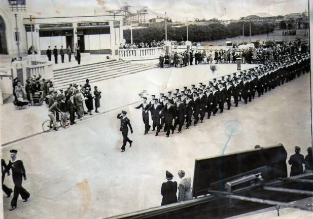 On parade in June 1943
