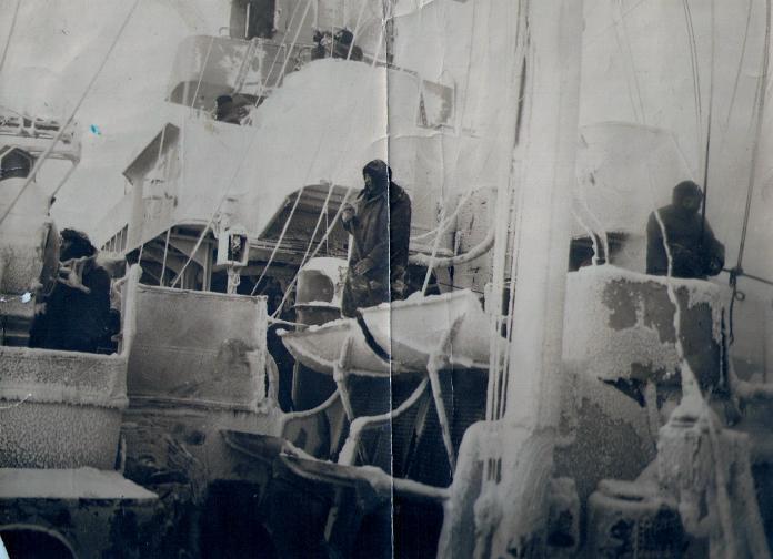 John Edwin Rawlinson at the signal lamp