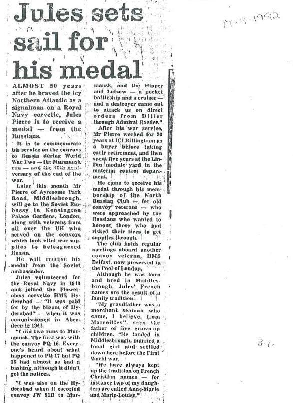 An article from Monday People 1992