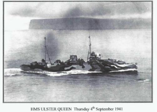 HMS Ulster Queen 4th September 1941