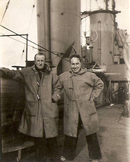 On deck of HMS Anson