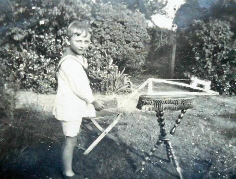 Philip as a child