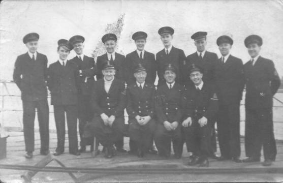 HMS Bellona accounts staff