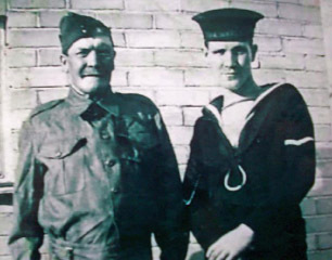Cyril with his father Cecil