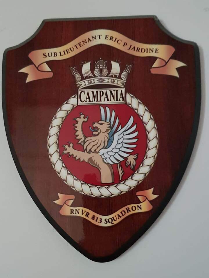 HMS Campania crest
