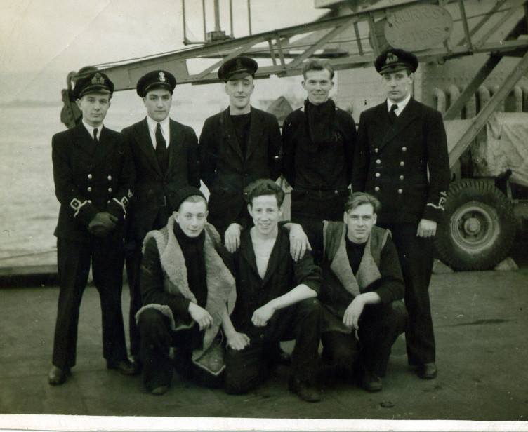 Navy flyers; PJ Sherrard, B. Angell 'Ange', J Taylor and P W Sewell (Sandy).
