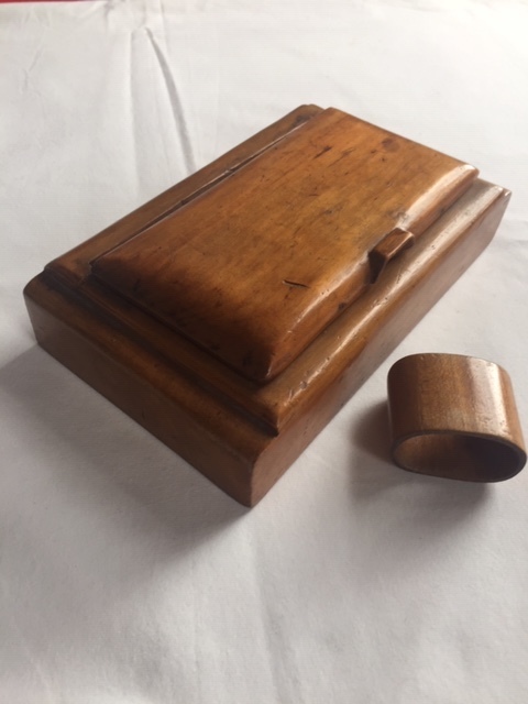 Dad's serviette ring & box