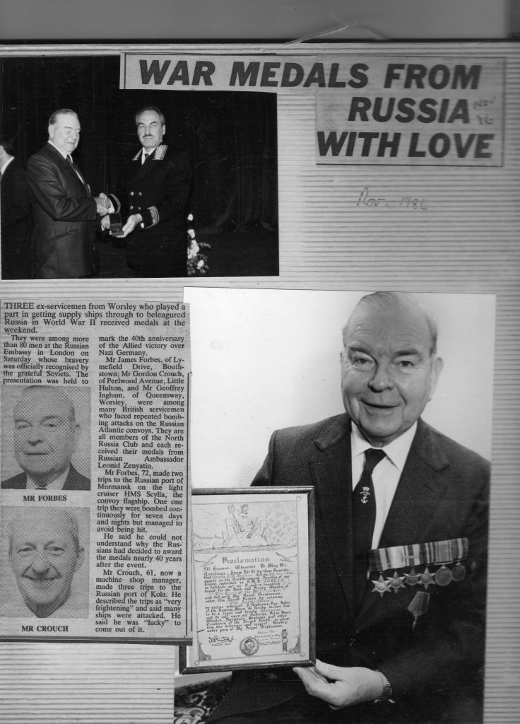 News article (1986) and Bluenose Certificate
