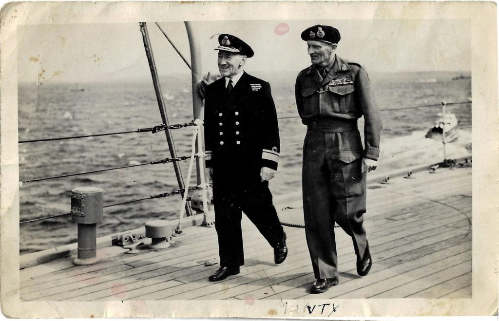 Rear Admiral McGrigor and Monty